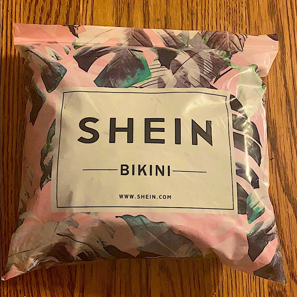 SHEIN one shoulder tankini